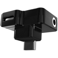 Cynova 3.5mm Microphone Adapter for DJI Osmo Action1 Cameras