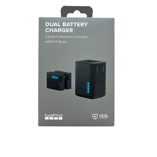 Genuine GoPro ENDURO Battery Kit | Dual charger + 2 Batteries for GoPro HERO13